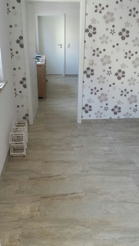 Wohnraum – Großflächig verlegt