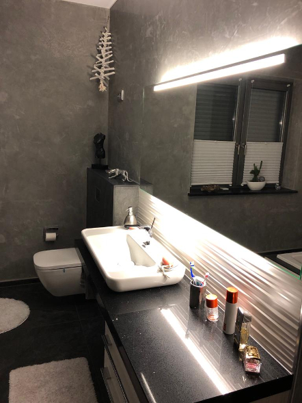 Spiegel-Nische – Detail-Verlegung